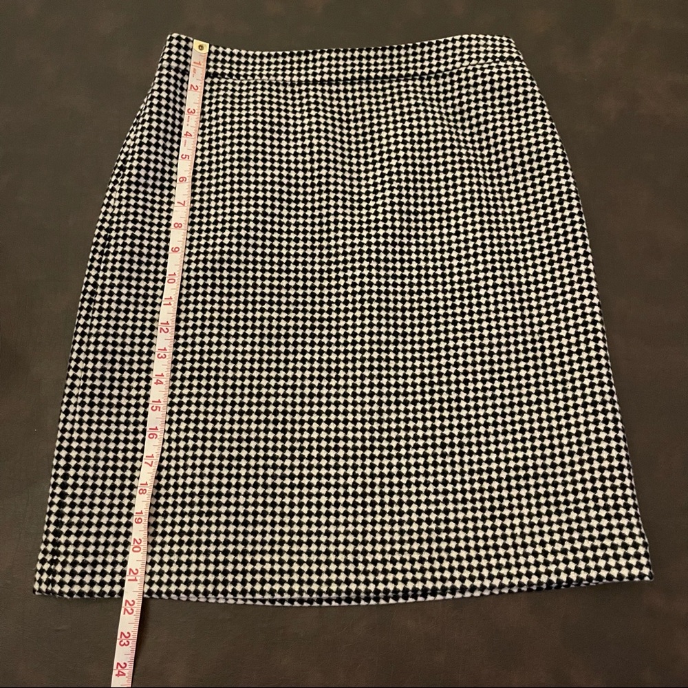 Talbots (New) Diamond Pattern Wool Blend Skirt - image 8